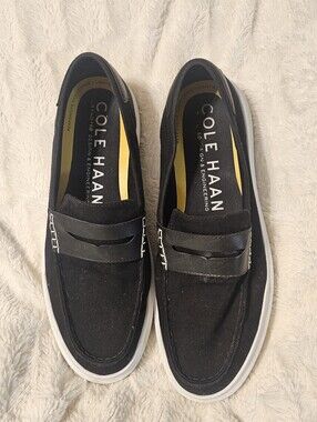 Cole Haan Men's Black Casual Slip-On Loafers